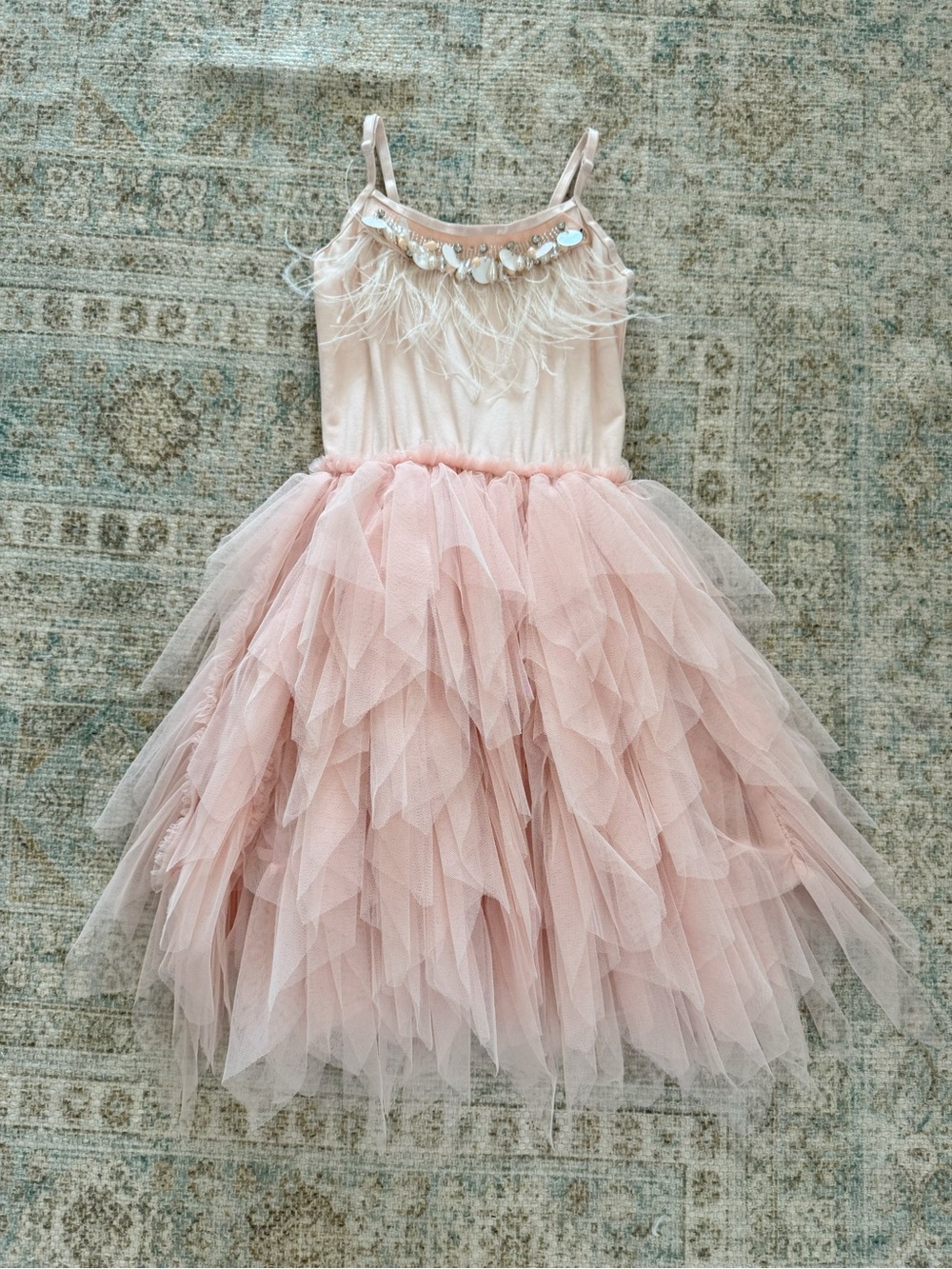 Tutu Dress girl pink princess dress 6T